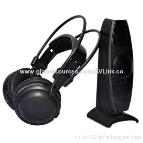 Double PLL system, 100m working distance, RF stereo silent disco wireless headphone, FM transmitter